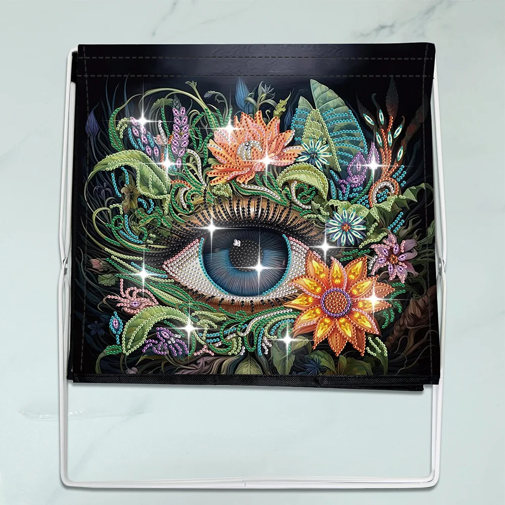 DIY Flower Eyes Special Shape Diamond Painting Storage Rack for Adults Kids