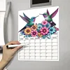 Hummingbird Diamond Painting Magnetic Fridge Calendar To-do List Calendar