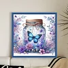 (US Local)Butterfly-18CT Stamped Cross Stitch Kit(50x50cm)