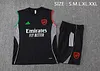 2025/2026 Arsenal Pre-Match Training Black Vest+Shorts Football1:1 Thai Quality