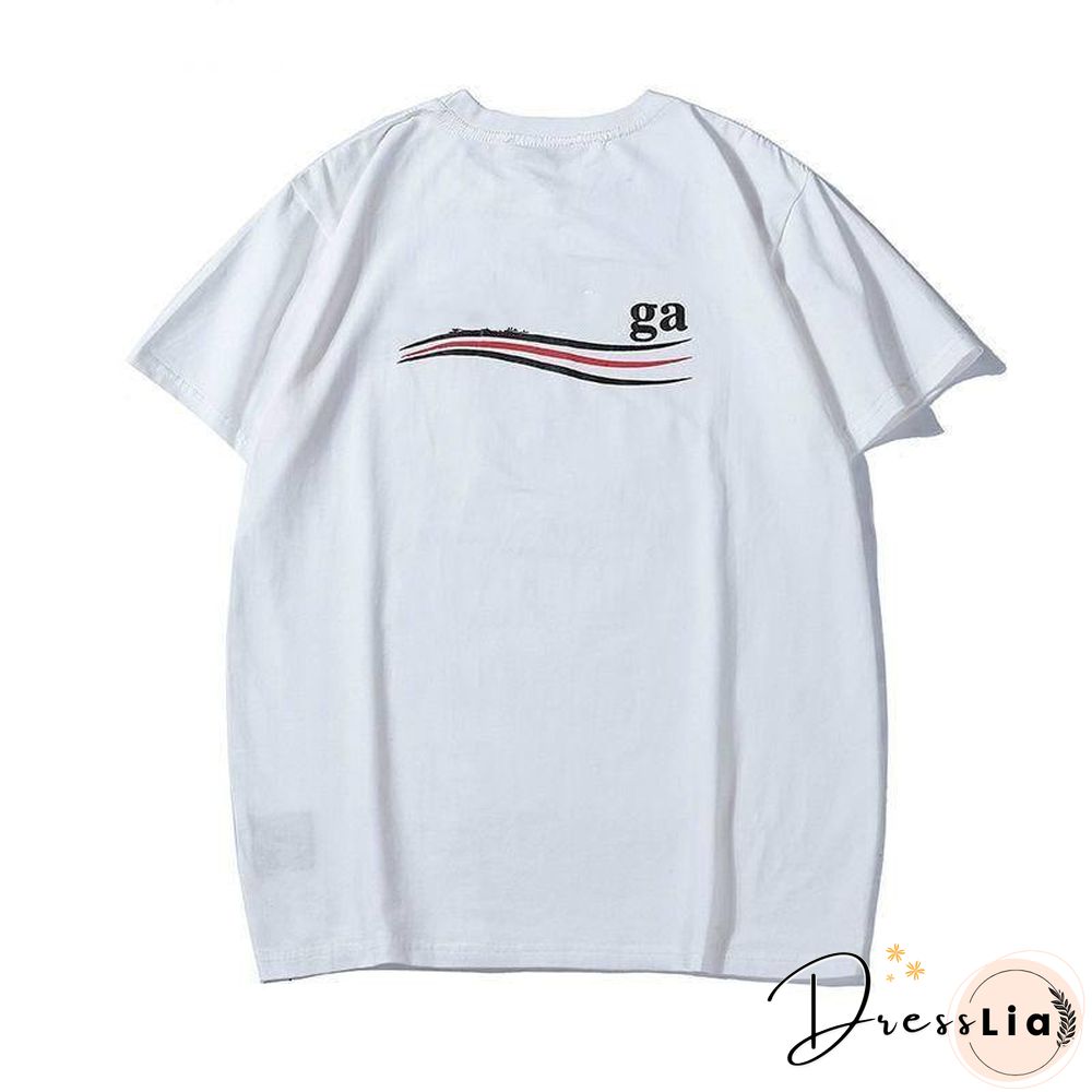 Women T-shirt Ladies Brand T-shirt For Men Short Sleeve Round Neck Soild Color Casual Cool Fashion Loose Cotton Men Tops
