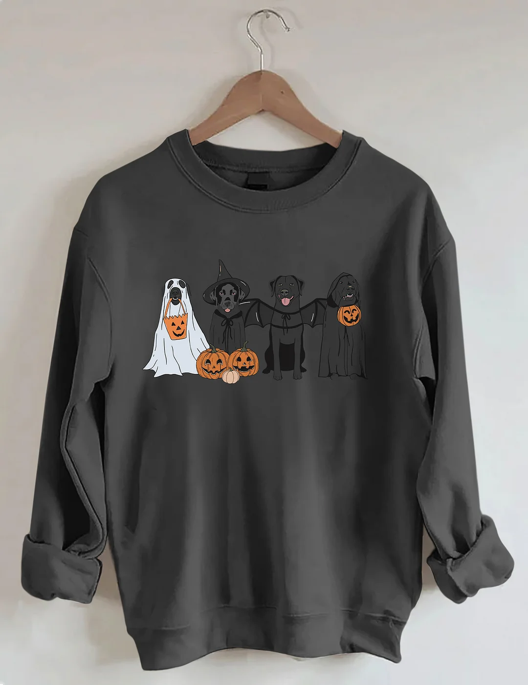 Black Labrador Halloween Sweatshirt