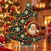 DIY Pearl Diamond Painting Acrylic Stand, Christmas Tabletop Decoration, Special Shaped Diamond Art Craft Kit for Home Decor