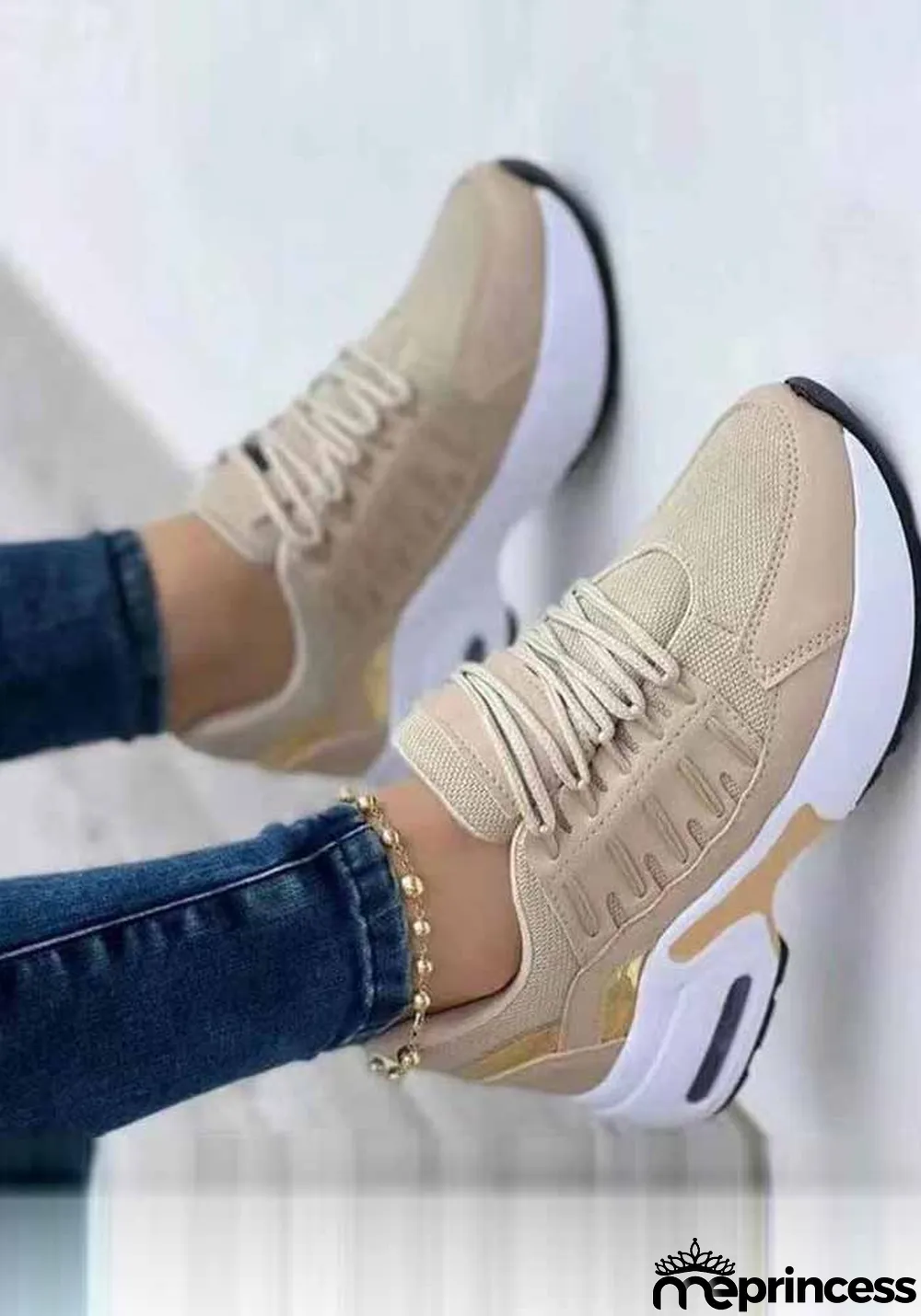 Women lace-up mesh Sports shoes