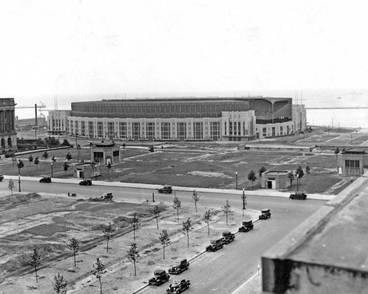 1935 CLEVELAND MUNICIPAL STADIUM Indians Browns Glossy 8 x 10 Photo Poster painting Poster