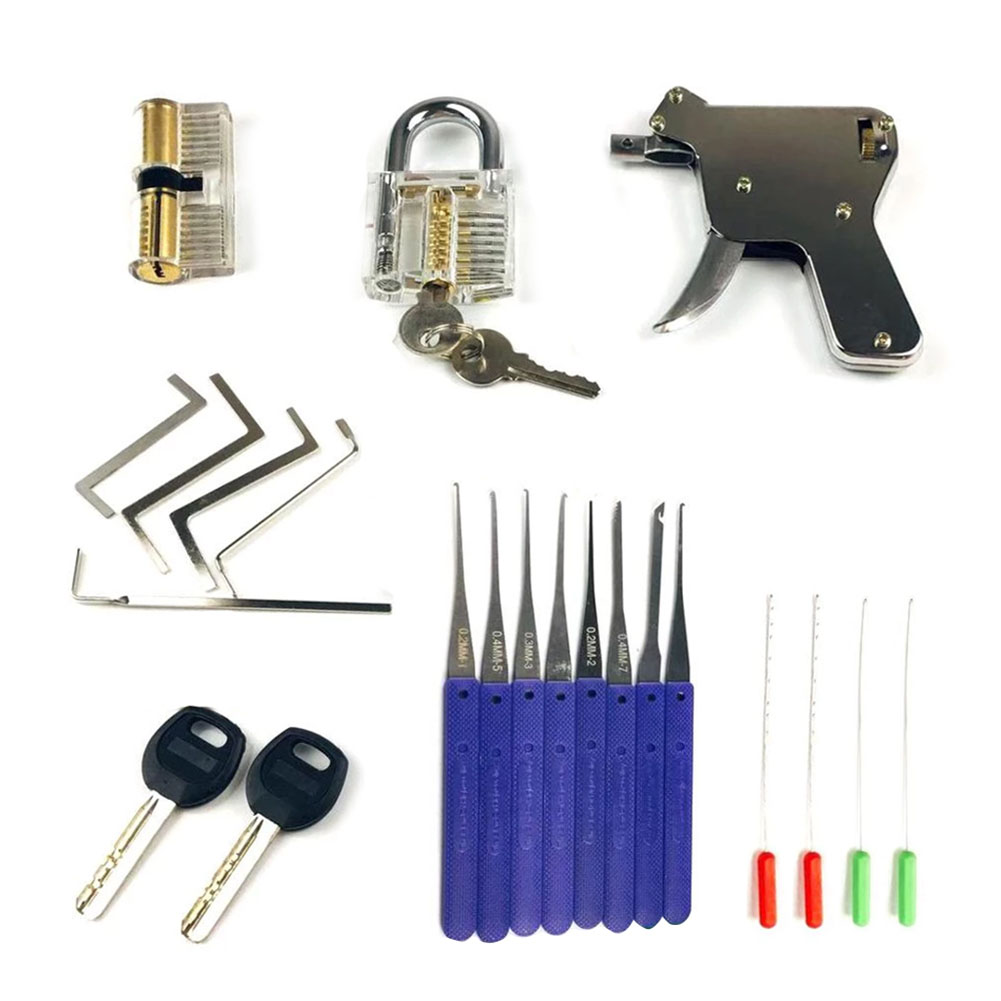 

1 Set Transparent Broken Key Extractor Tool Kits Locksmith Practice Tools, 501 Original
