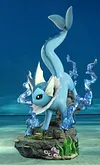 1/20 Scale World Zukan Goldeen Set & Kingler Set & Vaporeon & Psyduck Set - Pokemon Resin Statue - VS Studio