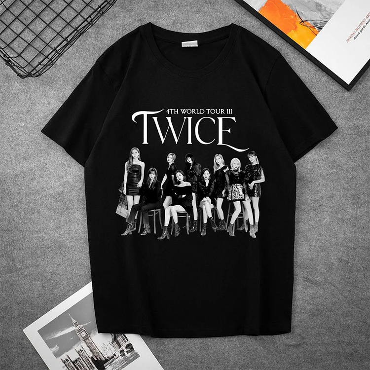 TWICE 4TH WORLD TOUR Concert T-shirt