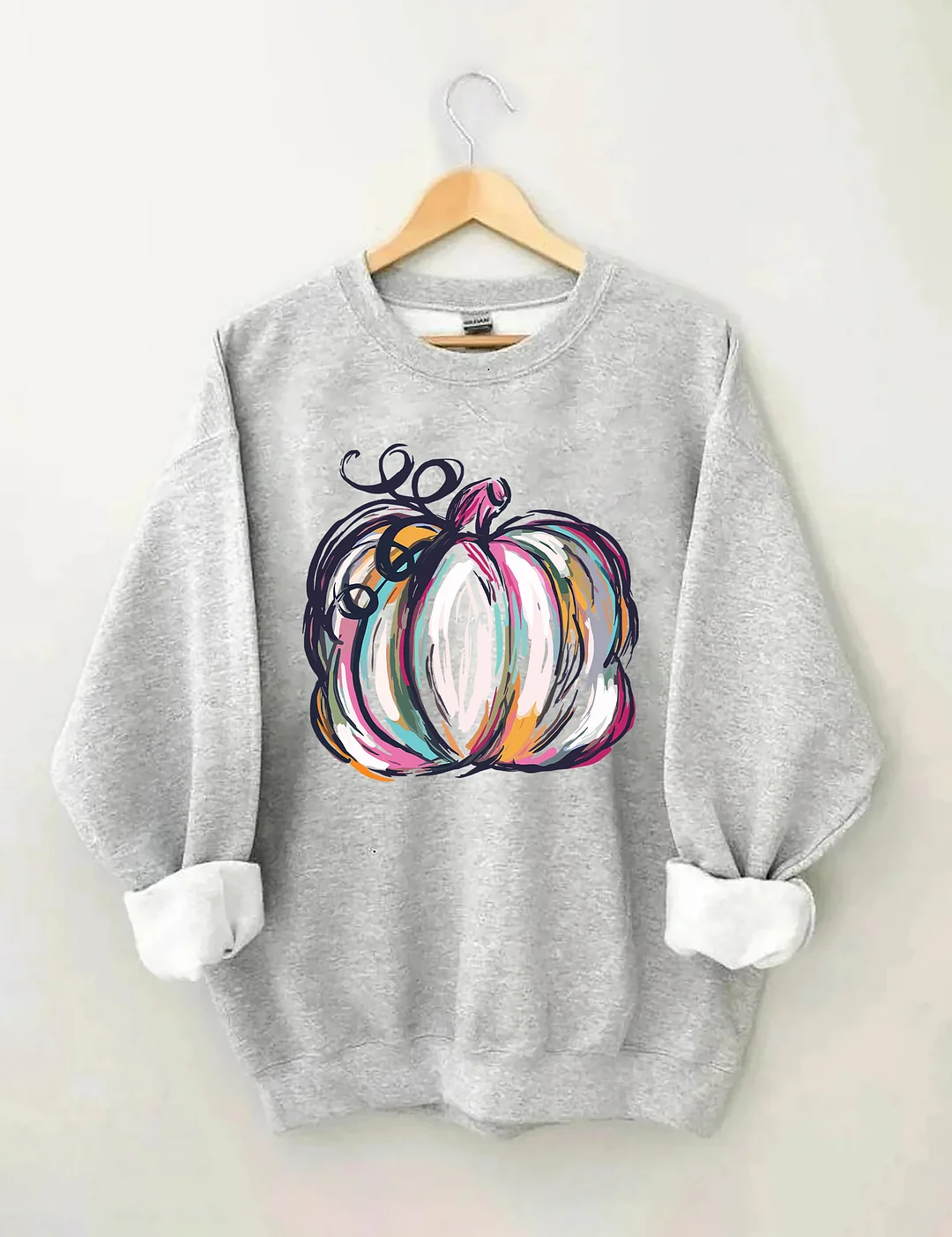 Watercolor Pumpkin Sweatshirt