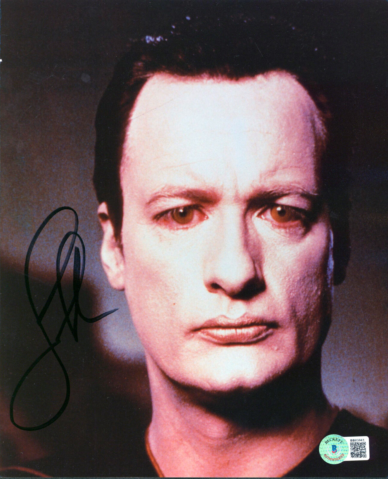 John Delancie Star Trek The Next Generation Signed 8x10 Photo Poster painting BAS #BB83041