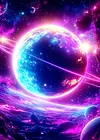 Luxury AB Velvet Diamond Painting Kit - Dream Planet