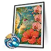 Hummingbird Scripture Diamond Painting Kits for Adults Beginners 30x40cm