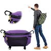 Outdoor Hiking Chest Bag Waterproof Multi-Functional Sports Backpack Large Capacity Waist Pack Hanging Pocket for Camping Cycling Running Hiking