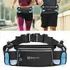 Running Belt with Bottles Waist Bag Sport Pouch Fanny Pack for Cycling (Blue)