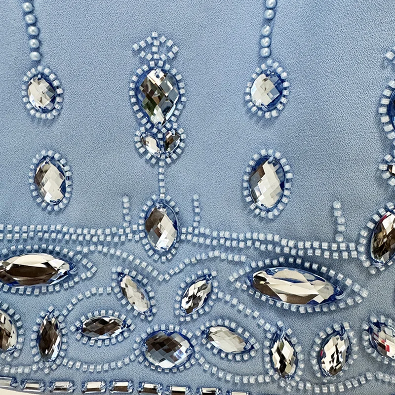 Nigikala Nigikala Star Fashion New Heavy Industry Nails Studded Short Top Dress Suit Two Sets