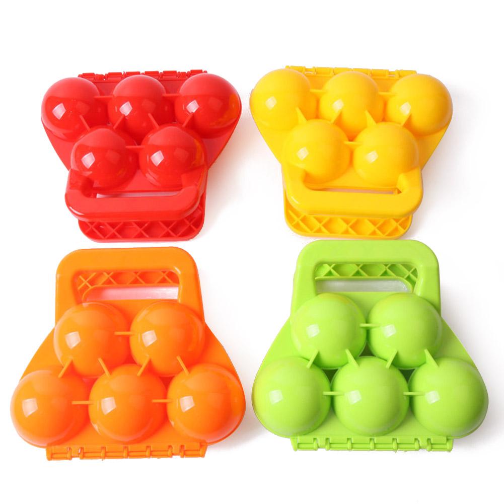 

5 Snowballs Maker Clip Children Outdoor Sports Winter Beach Sand Mold Tool, 501 Original