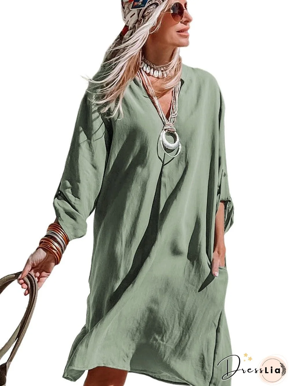 Elegant V Neck Blouse for Women