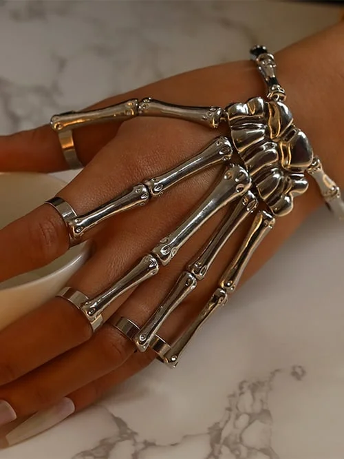 Women's Halloween Ring Bracelet All-in-One Chain