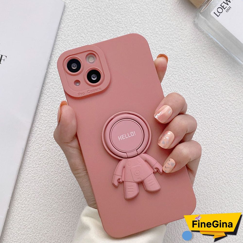 Brown Casual Print Patchwork Metal Accessories Decoration Phone Case