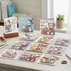 12Pcs Birthday Bear Animal DIY Diamond Painting Greeting Cards for Adults Gifts