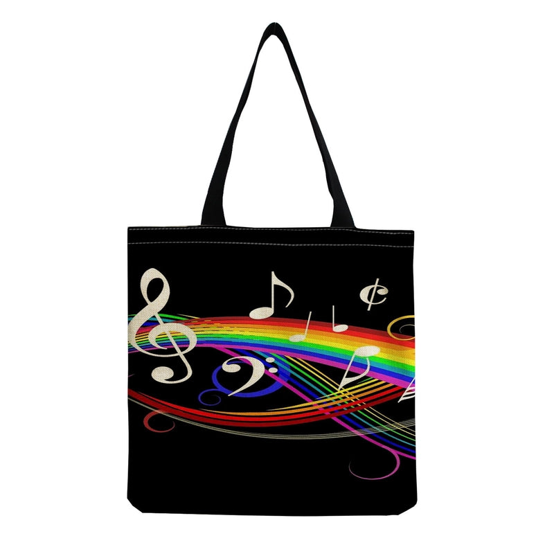 Source Piano Printed Casual Bag Harajuku Style Fashion Shoulder Bag Student Large Capacity Handbag