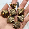 Metal DND Dice Set Dungeons & Dragons Dice Set Polyhedron for RPG Board Games Tabletop Game Accessories