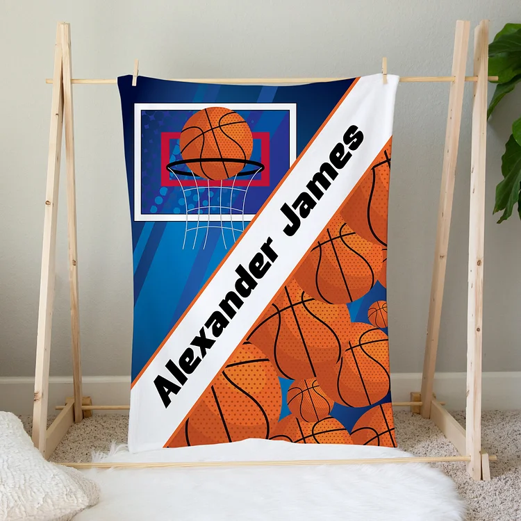 Personalized Basketball Blanket For Comfort & Unique|BKKid244
