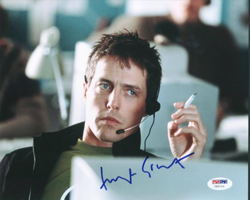 Hugh Grant Signed Authentic 8X10 Photo Poster painting Autographed PSA/DNA #U65710