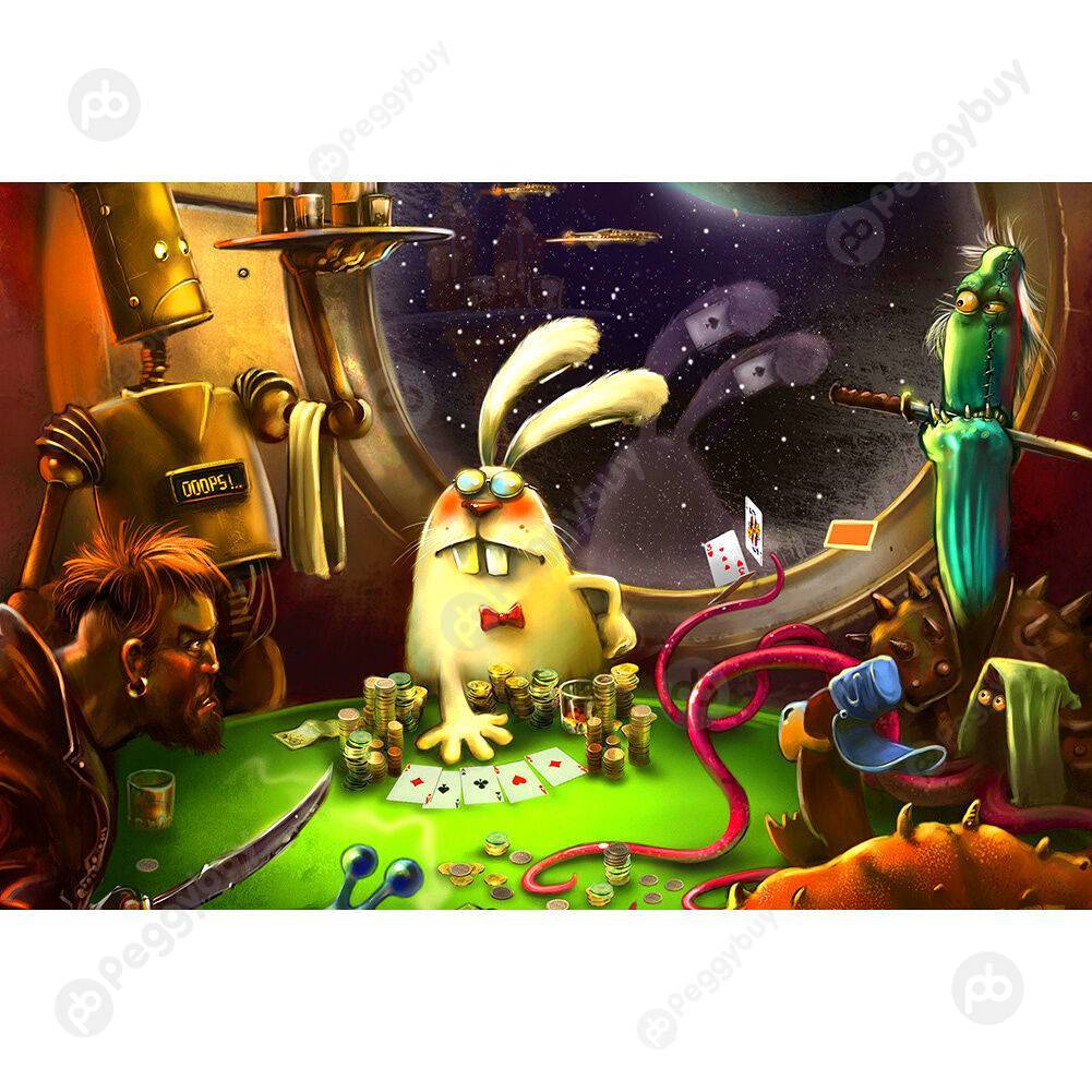 

1000pcs Cartoon Play Cards Puzzles Adults Kids Jigsaw Educational Game Toys, 501 Original