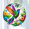 DIY Double Sided Special Shaped Hummingbird Diamond Painting Hanging Kit