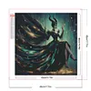 (Ab/Round Drills)Maleficent-Full Diamond Painting 40*40CM