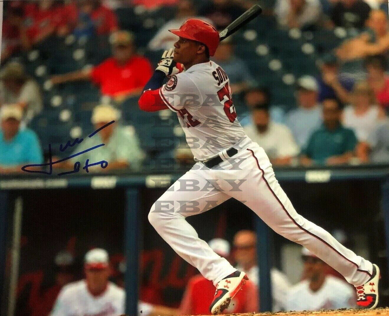 Juan Soto Washington 8x10 autographed Photo Poster painting Reprint