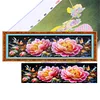 Peony-11CT Stamped Cross Stitch 135*40cm/53.15*15.75in(Big Size)