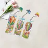 3Pcs Diamond Painting Hot Air Balloon Bookmark Making Kit for Book Lovers