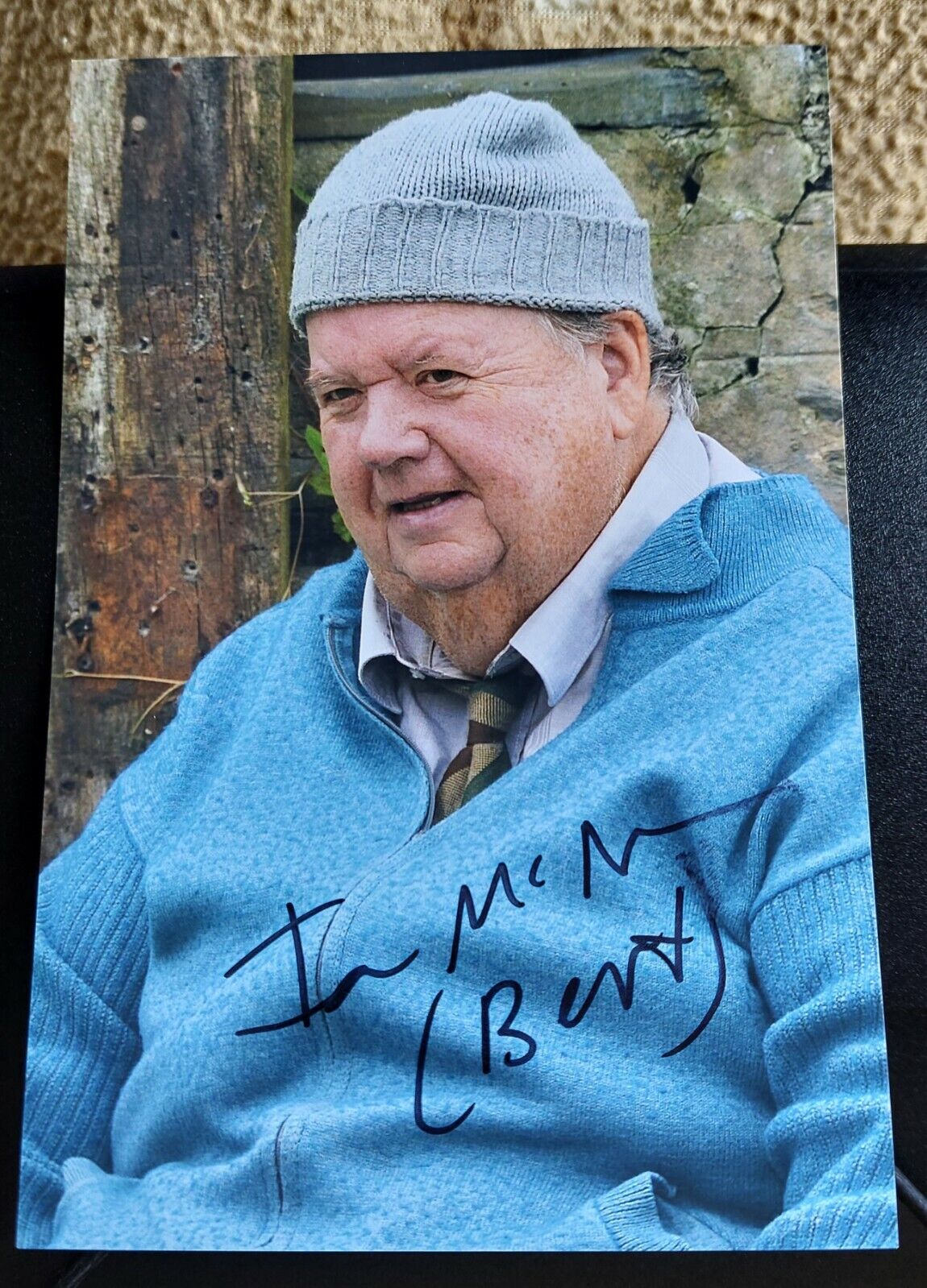 Ian McNeice Bert Large Doc Martin signed autographed 6x4 inch picture