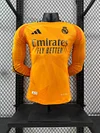 2024/2025 Player Version Real Madrid Away Long Sleeves Jersey 1:1 Thai Quality