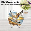 2D Flat Eagle DIY Acrylic Table Top Diamond Painting Ornament Kits for Adults