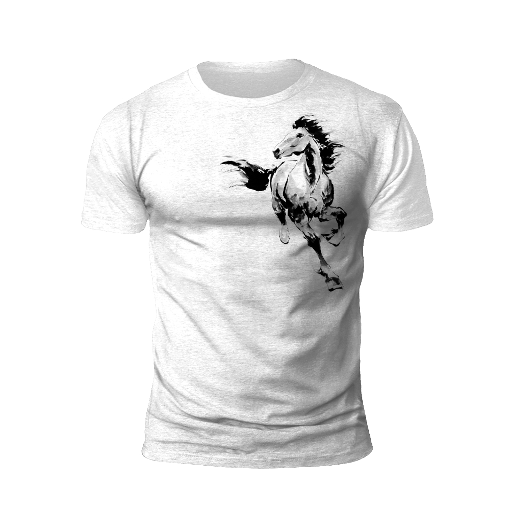 Galloping Spirit: The Free-Roaming Steed T-shirt