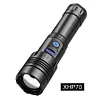 COB LED Flashlight USB Rechargeable IPX4 Waterproof Torch (1x26650 XHP160)
