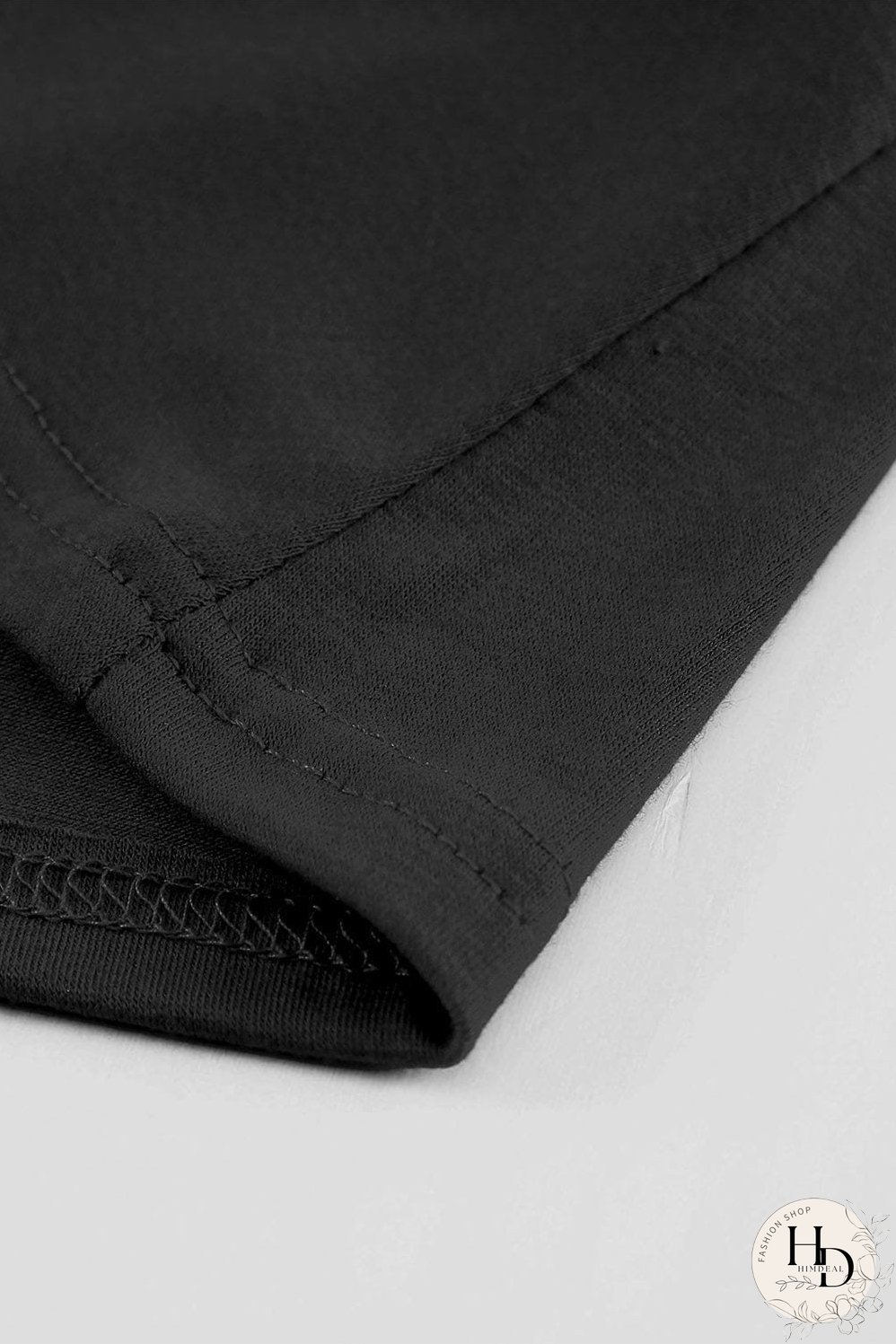 Black Lace-Up Hollow-out Tank Top