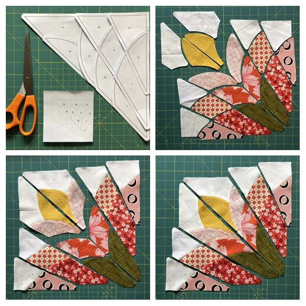 Cleopatra's Fan Quilt & Patchwork Template Set