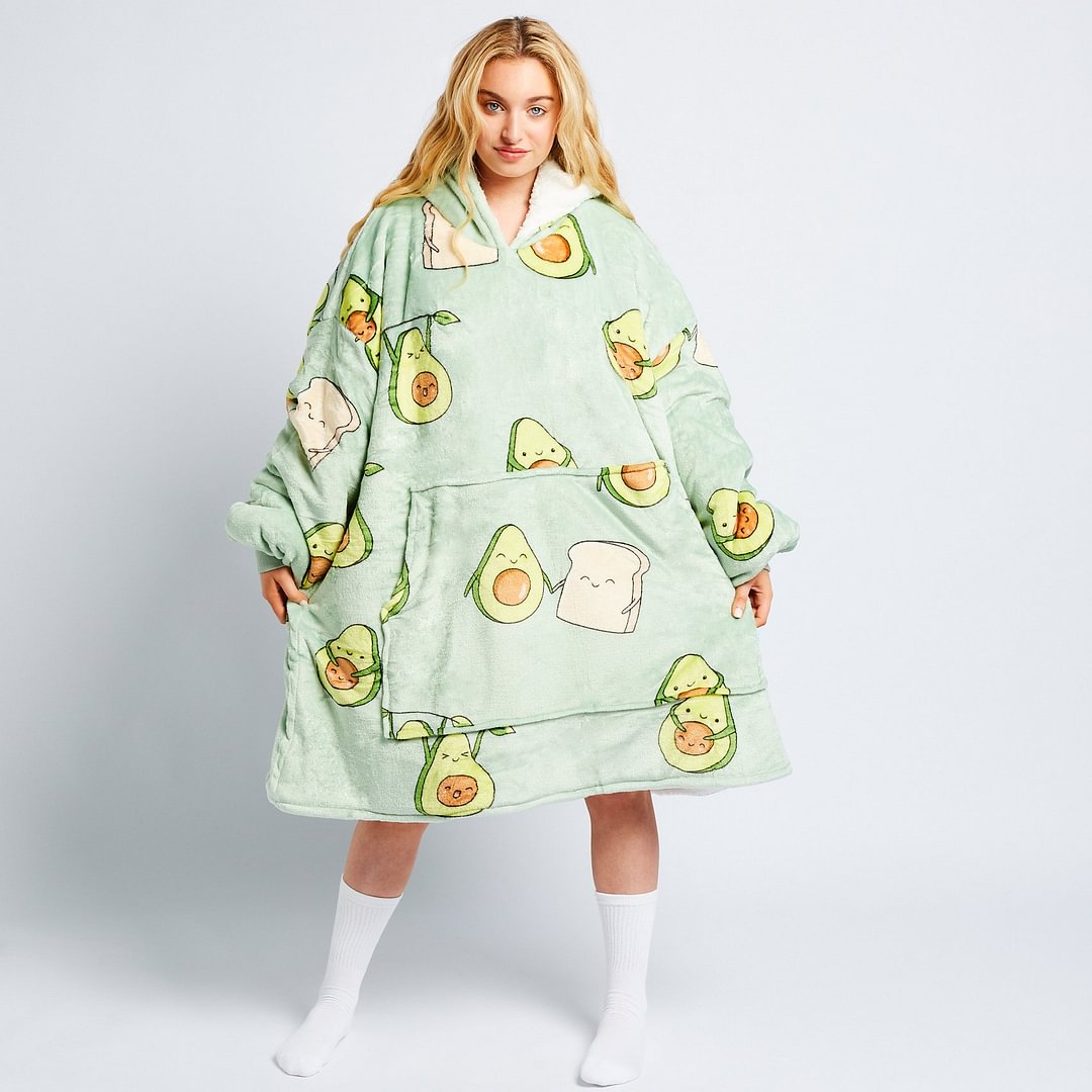 oodie avocado and toast pillow