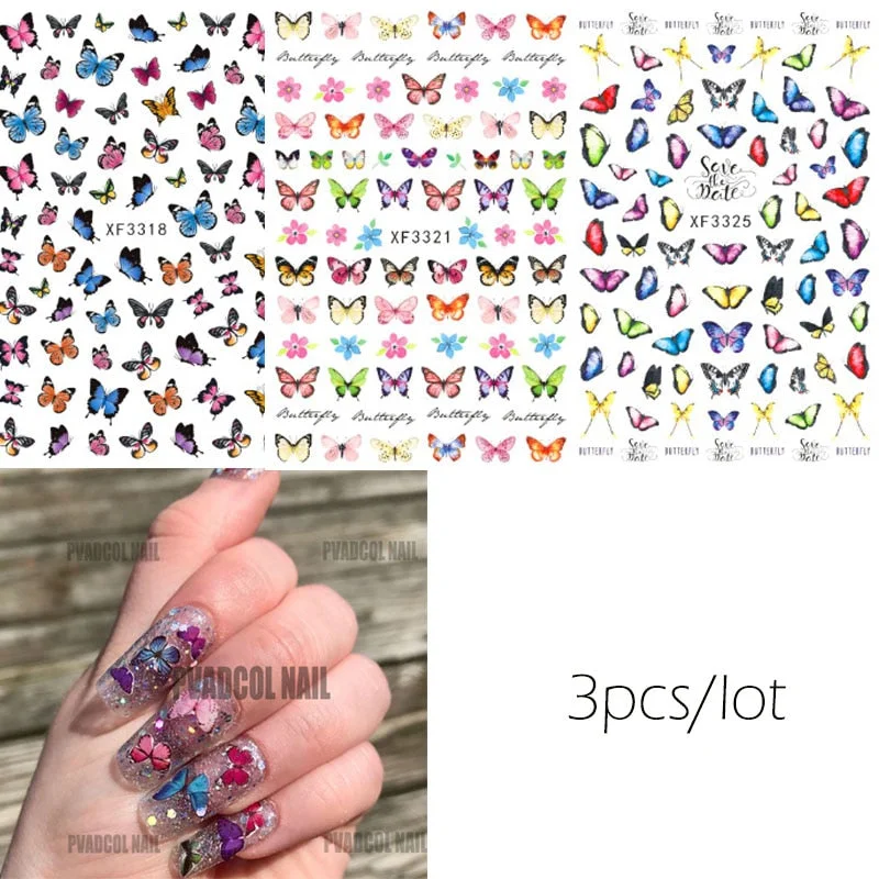 3D Nail Art Stickers Neon Curve Stripe Lines Tips Decals Self Adhesive Striping Transfer Tape Nail Foil DIY Manicure Accessories-Nail Inspo