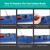 10pcs Carbon Brush Electric Hammer Angle Grinder Graphite Brush Replacement Tool