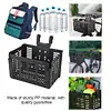 Foldable Bicycle Basket Detachable Handlebar Basket Handlebar Front Storage Rack