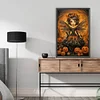 Diamond Painting -DIY Round Drill Halloween Girl(40x60 CM)