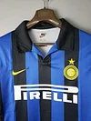 1998/1999 Retro Long Sleeve Internazionale Milan Home Football Jersey 1:1 Thai Quality perfectftball