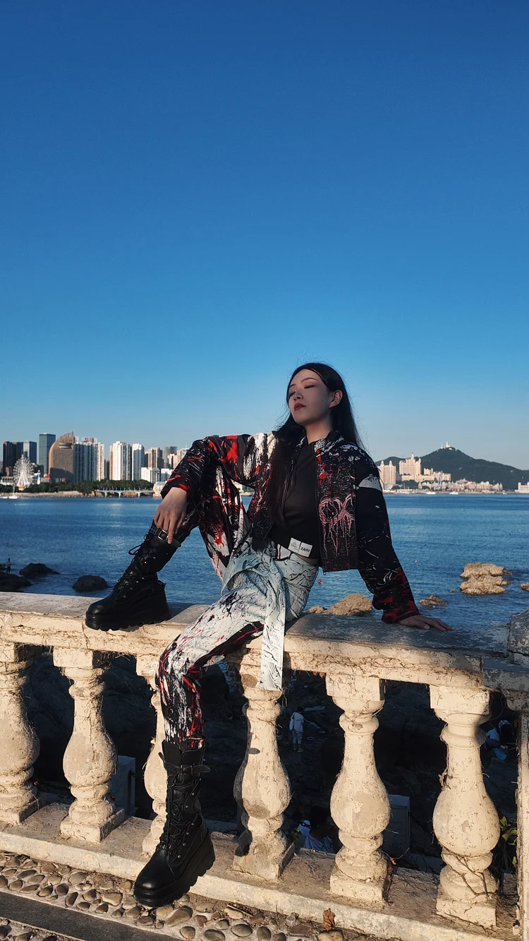 IDFK Wrap Front Pant  - 10 Recycled Water Bottles - White