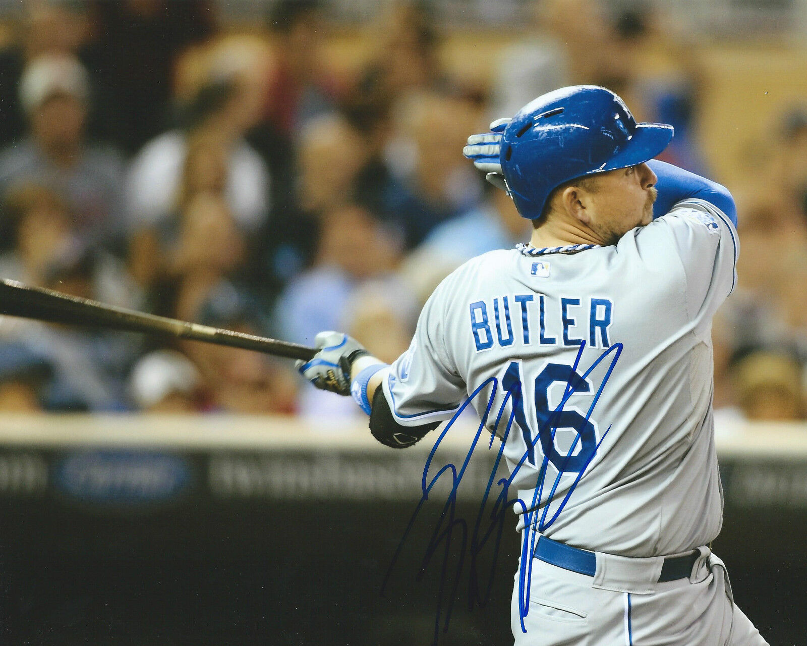 **GFA Kansas City Royals *BILLY BUTLER* Signed 8x10 Photo Poster painting B1 COA**