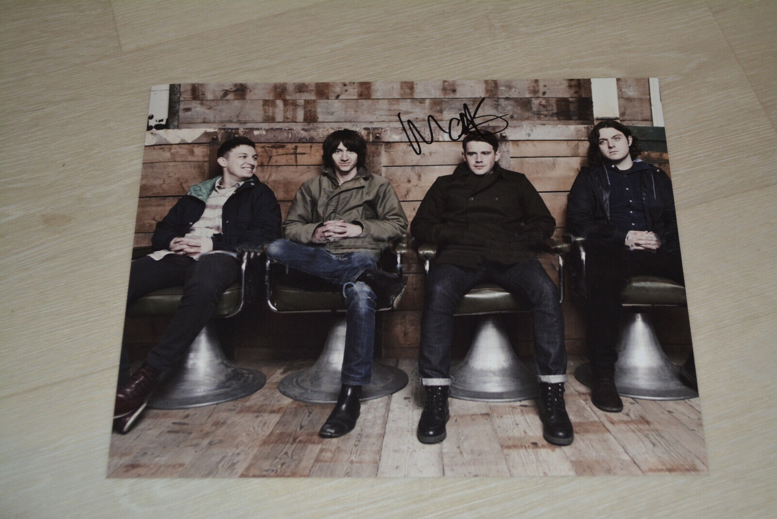 MATT HELDERS signed autograph In Person 8x10 ( 20x25 cm) ARCTIC MONKEYS